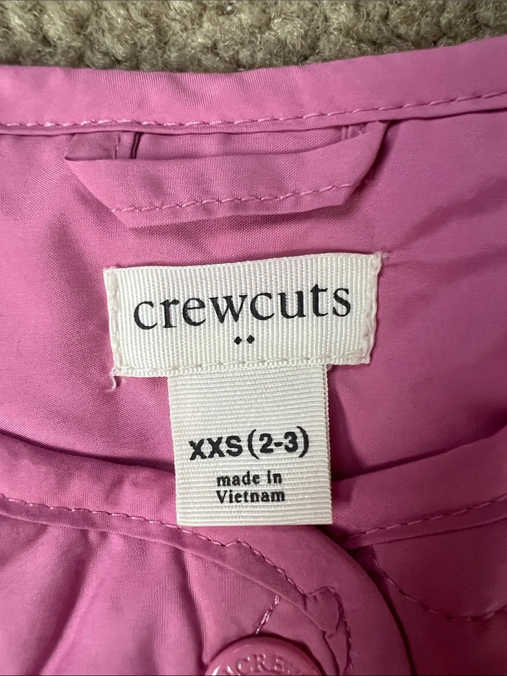 Crewcuts Pink Quilted Heart Puffer Jacket - Minimal Wear!
